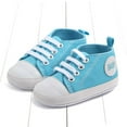 thumbnail image 2 of Gyujnb Breathable Soft Sole First Canvas Shoes for Babies Lightweight Flexible Non Slip Sneakers for Toddler Boys Girls,Boys Shoes,Girls Shoes,Size:9-11 Months, 2 of 7