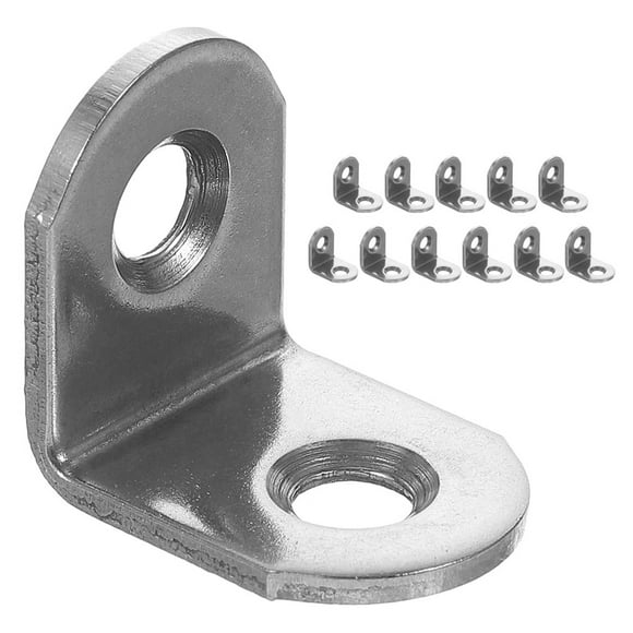 12pcs Corner Brackets 90 Degree Corner Braces Small Shelf Brackets L Brackets for Shelves