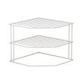 thumbnail image 1 of Corner Cabinet Organizer Corner Stackable Organizer Shelf Corner Dish Shelf  Black, 1 of 6