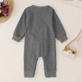 thumbnail image 4 of Baby Girl Onesies Kids Jumpsuit Easter Clothing Embroidered Bunny Crawlies Suit Baby Girl Romper Grey 0 Months-3 Months, 4 of 7