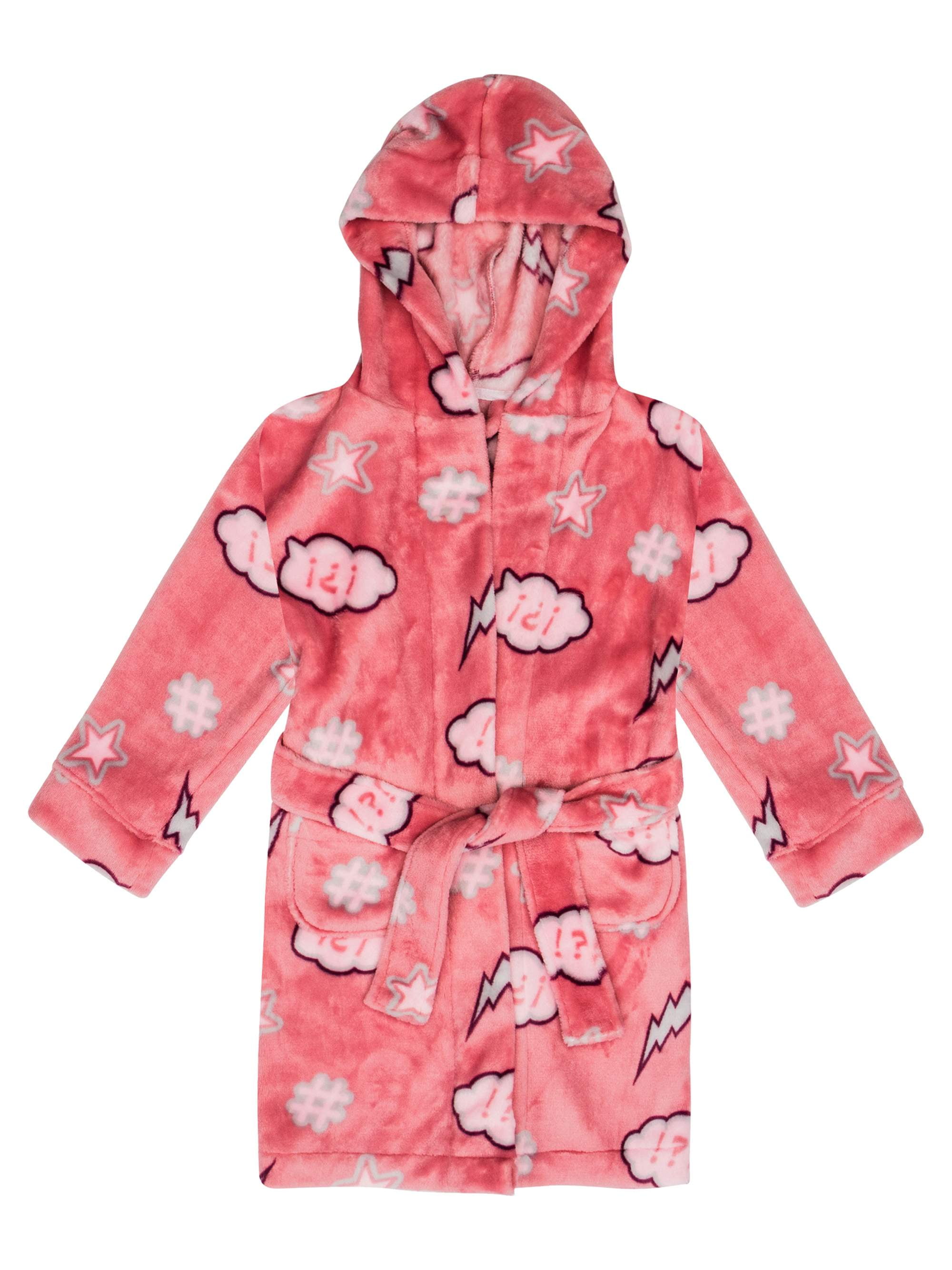 Petit Lem petit lem girls' little hooded robe, comfortable, cute and