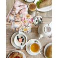 thumbnail image 4 of Pink Easter Kitchen Dish Towels for Drying Dishes Set of 4, Spring Watercolor Tulip Flower Plant Plaid Waffle Weave Microfiber Hand Tea Bathroom Towels Quick Dry & Absorbent Towel 15.7x23.6, 4 of 7