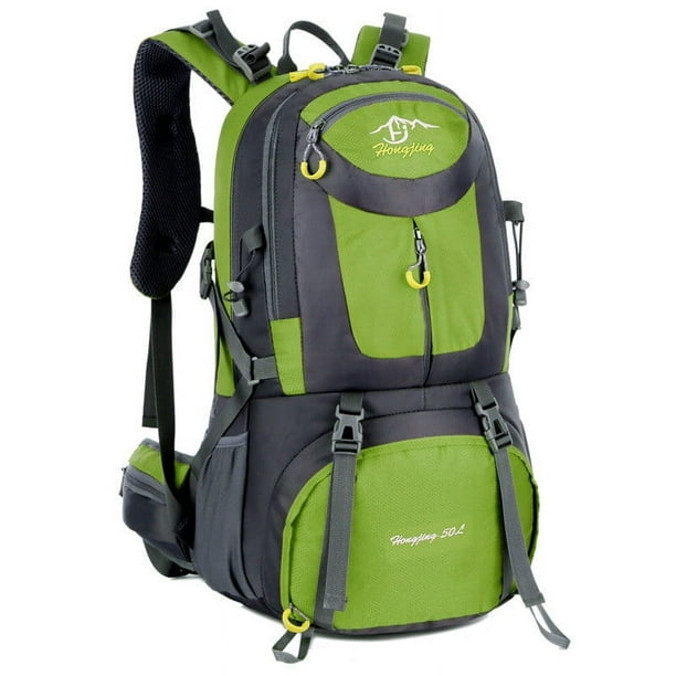 50L Verde 2024 Mochila Multifuncional para Montañismo Verano Gran Capacidad Impermeable Al Aire Libre Mochila para Excursionismo