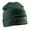 Bottle Green, variant on Result Winter Essentials  Adult Double Knit Printer Patch Beanie