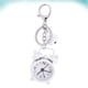 thumbnail image 3 of GOOHOCHY 1 PC Mini reloj llavero despertador llavero creativo llavero bolsa colgante regalo llavero para estudiantes blanco, 3 of 8