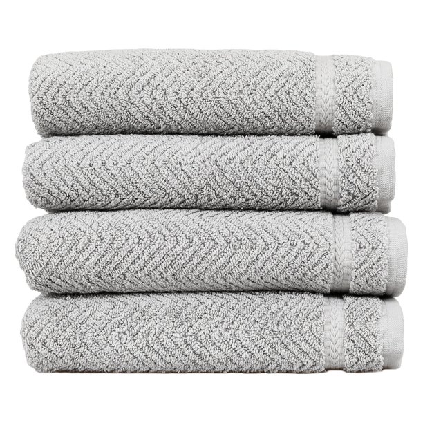 Linum Home Textiles Herringbone Hand Towels Set of 4