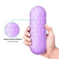 thumbnail image 3 of Fintie Protective Case for Chromecast with Google TV HD 2022/ 4K 2020 Voice Remote, Lightweight Anti-slip Shockproof Silicone Cover for 2020 Chromecast Voice Remote Controller, Purple Glow in The Dark, 3 of 8