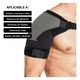 thumbnail image 3 of Hombrera De Neopreno Bloosom  Con Punta Ortopédica Ajustable Negro, 3 of 5