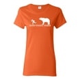 thumbnail image 2 of Wild Bobby Ancient Personal Trainers Funny Bear Chase Women Graphic Tee, 2 of 6