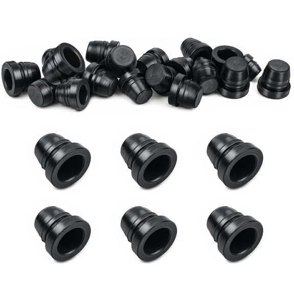 Lsupdaol 18 Pcs Rubber Brake Bleeder Dust Caps Caliper Nipple Covers for Car Motorcycle