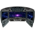 thumbnail image 2 of VWAQ Outer Space Universe Wall Decal | Spaceship Window Cockpit Wall Mural - CP30, 2 of 2