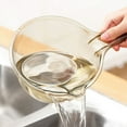 thumbnail image 4 of HLONK Household Kitchen Spoon Deepen Thickened Long Handle Plastic Large Creative Transparent Shampoo Spoon Cooking Utensils Special Price, 4 of 8