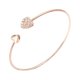 thumbnail image 1 of Pulsera de las mujeres de diamantes de imitación del corazón abierto de joyería de diamantes de imitación pulseras elegantes, 1 of 1