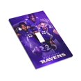 thumbnail image 3 of Panel de interruptores de pared con marco romano de cuero individual Ravens Switching Lights, interruptor de luz individual, doble o con tirador, 3 of 8