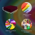 thumbnail image 4 of FabricLA Acrylic Felt Fabric - Pre Cut | 12" X 12" Inches | DIY Craft, Hobby, Costume, Decoration | Burgundy - 14 Pieces, 4 of 7