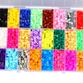 4300pcs 5mm Perler Beads Kit, 24 Assorted Colors, Includes Pegboard