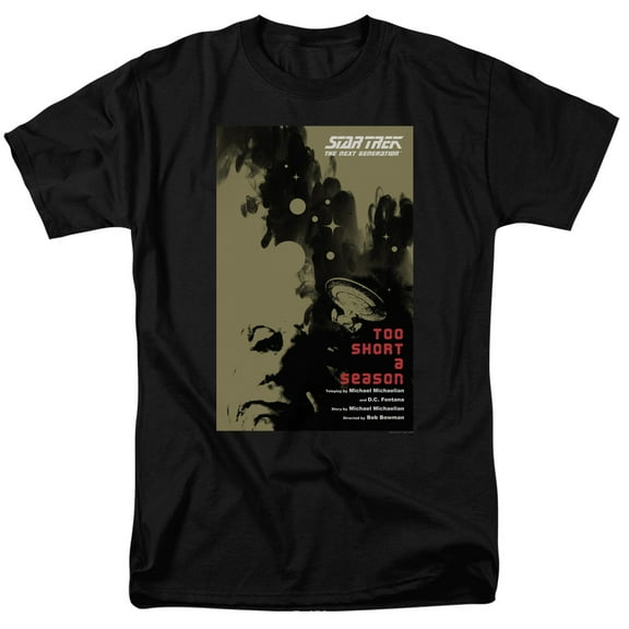 Star Trek Tng Season 1 Episode 16 Adult 18/1 T-Shirt Black