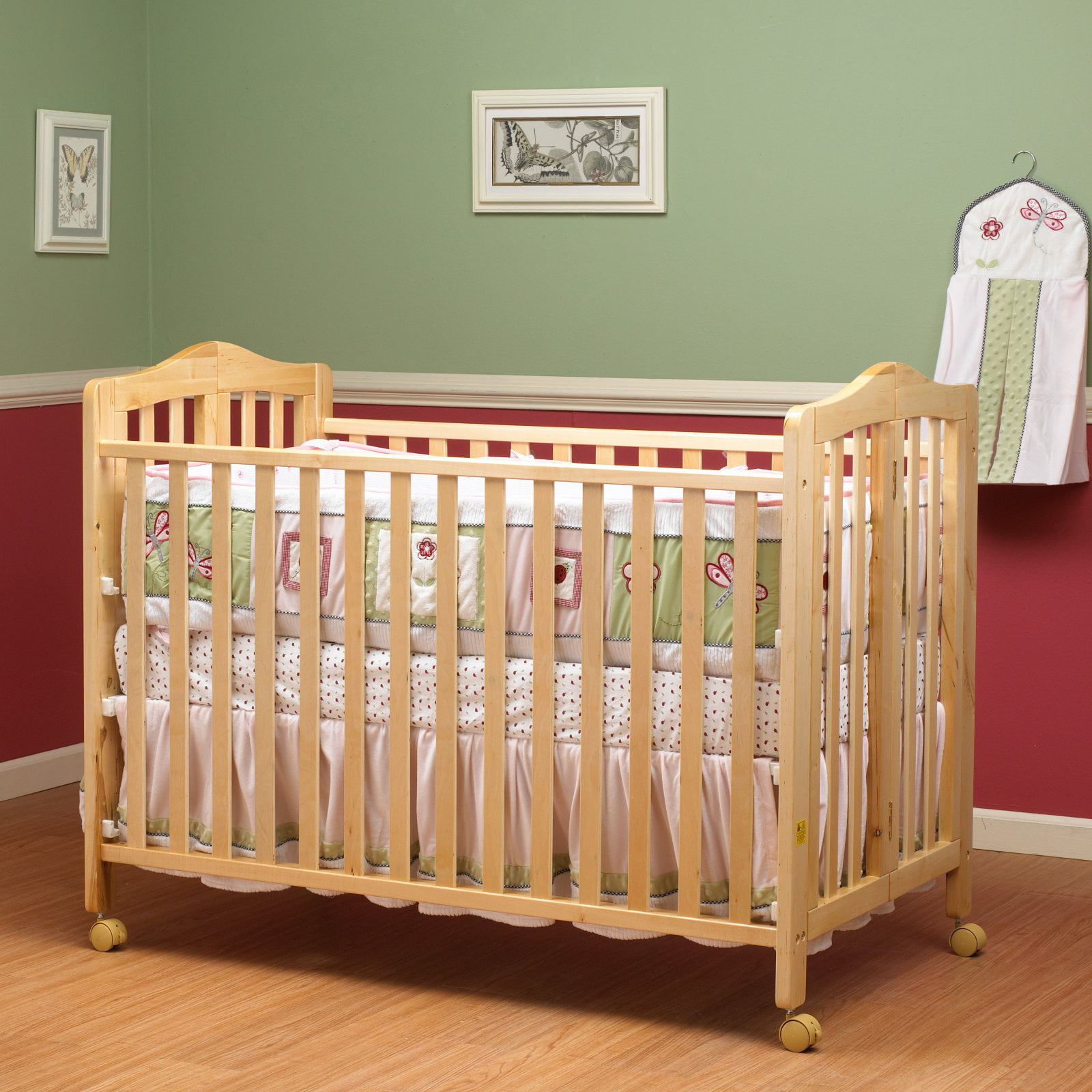Orbelle Lisa Full Size Folding Crib - Walmart.com