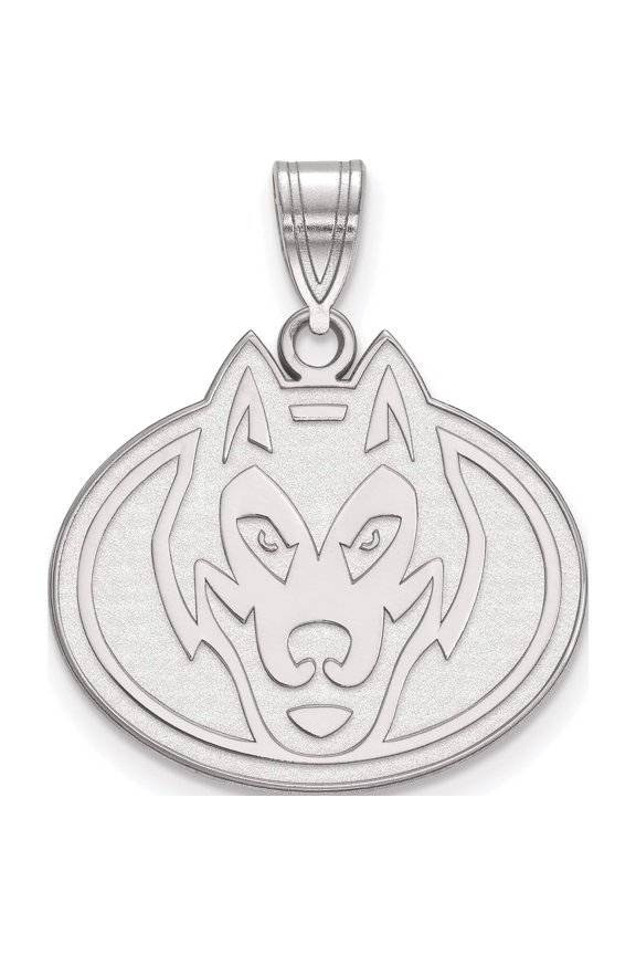 Sterling Silver Rh-Plated Logoart St. Cloud State Large Pendant (25 X 22) Made In United States ss006stc