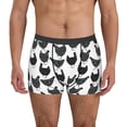 thumbnail image 1 of Balery Retro Rooster Calzoncillos bóxer para hombre, ropa interior de algodón suave y transpirable con cinturilla de nailon-X-Large, 1 of 5