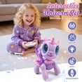 thumbnail image 2 of Juguete robot unicornio BIRANCO para niñas de 3 a 5 años con mando a distancia, 2 of 6
