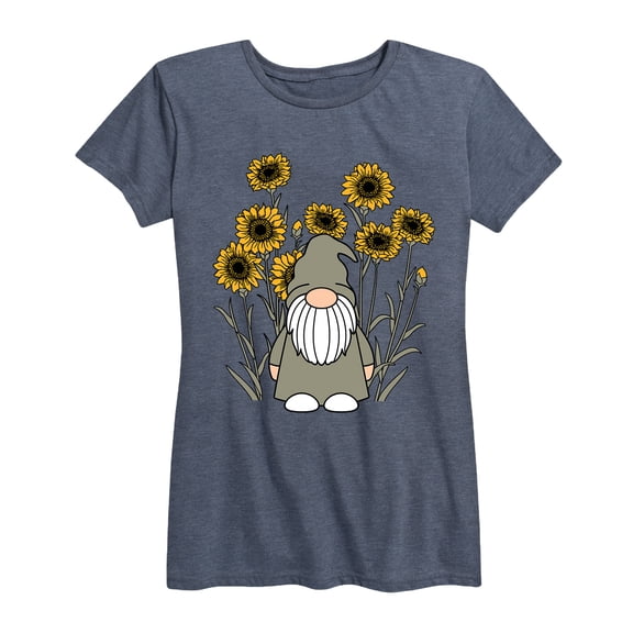 Instant Message - Sunflower Gnome - Women's Short Sleeve Graphic T-shirt