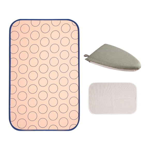 Estera de planchado para mesa con red aislante del calor, guante de planchado de superficie plana antideslizante, almohadilla para planchar ropa para 62cm x 80cm