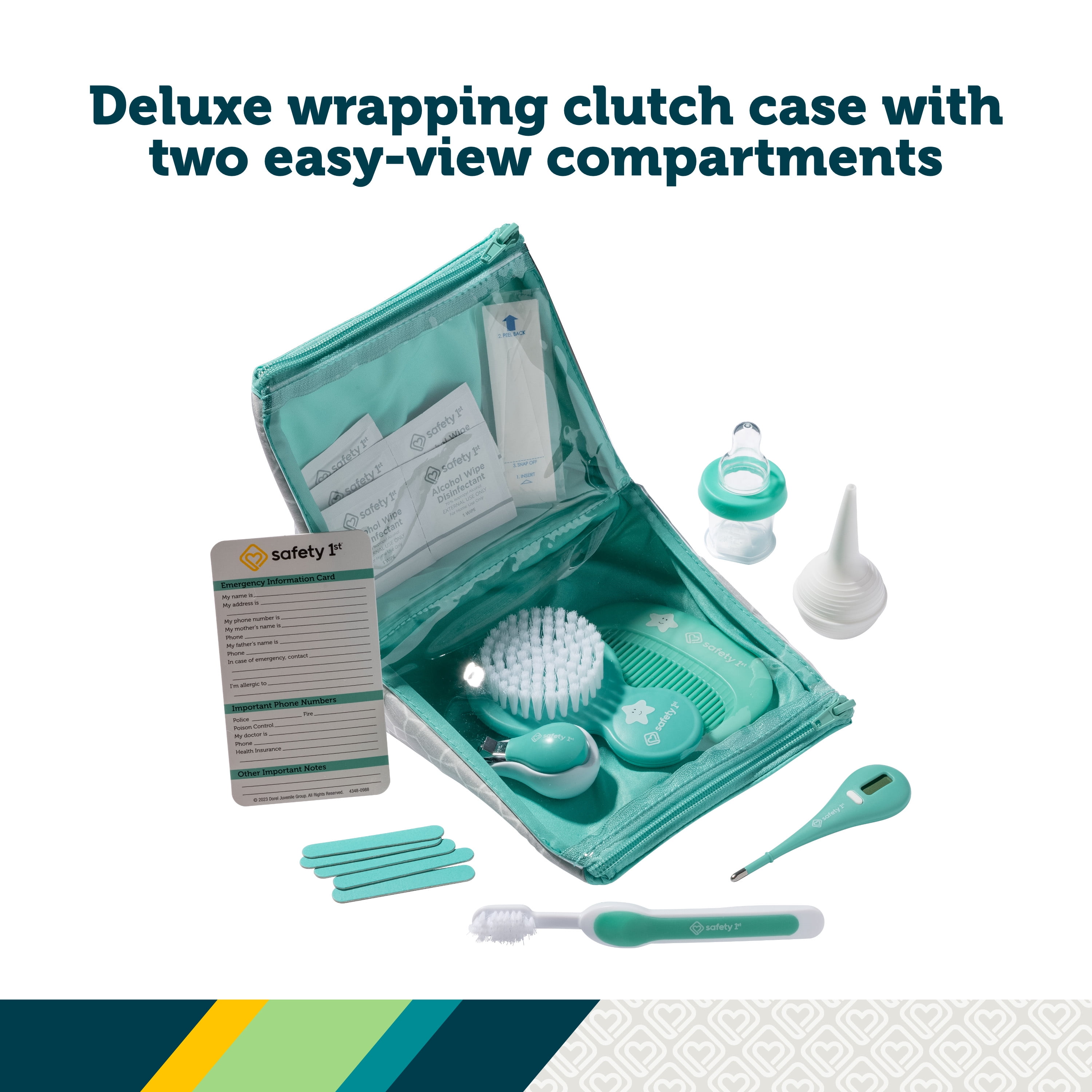 Safety 1st Nursery Care Health & Grooming Kit, Seafoam