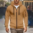 thumbnail image 2 of Comfortable Men Athletic Hooded Jacket Double Zipper Storage Sports Look, 2 of 20