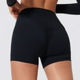 thumbnail image 2 of Womens Shorts Yoga Gym Slim Shorts Trendy Casual Shorts S-XL, 2 of 3