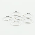 thumbnail image 3 of Claire's Women's Silver 15MM Hoop Earrings Set, Endless Closure 6 Pack 99514 Adult Female Crystal, 3 of 3