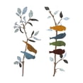thumbnail image 1 of veasfak 2 Pieces Birds Metal Wall Art Decor Decorative for Centerpiece Backyard Home A, 1 of 7