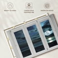 thumbnail image 6 of Elephant Stock Window To Moonlit Beach Wall Art - Nature Canvas Canvas - 24" x 16", 6 of 8