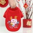 thumbnail image 2 of UDIYO Fashionable Peking Opera Make-up Pet Clothes Winter Decorative Thermal Sweater, 2 of 7