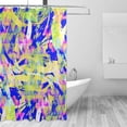 thumbnail image 2 of Coolnut Geometric Bohemian Design Bath Shower Curtain Liners 72x72in Polyester Waterproof Bath Curtains with Hooks, 2 of 6