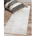 thumbnail image 2 of Marilyn Monroe Glam Collection Area Rug - Dahlia (2' x 6' 1" Runner White Silver/Silver), 2 of 9