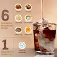 thumbnail image 5 of Bunkell Mushroom Creamer, Adaptogenic 6 Mushrooms, Probiotics Creamer for Energy, 210g, 30 Servings, 5 of 8