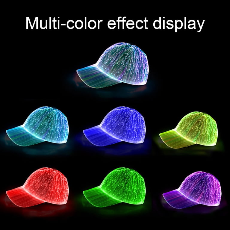 LED Hat Light Up Baseball Cap Flash Glow Hat USB  display picture 1
