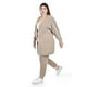 thumbnail image 2 of Conjunto de peluche Roman Fashion /Tallas Extras, 9004 (Café) cafe 36, 2 of 7