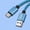 Blue, variant on 1M 2M 3M USB A to Type C Fast Charging Cable Nylon Data Sync Cord for iPhone Android Huawei Samsung Xiaomi