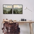 thumbnail image 3 of Stupell Industries Rural Hills Landscape Nature Painting Black Framed Art Print Wall Art, 17 x 17, Set of 2, 3 of 10