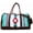 Aztec Teal, variant on Western Leather Woven Southwest Duffle Travel Weekender Carry-On Bag 103RT24