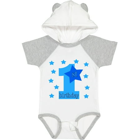 

Inktastic 1st Birthday Boy Stars Gift Baby Boy Bodysuit