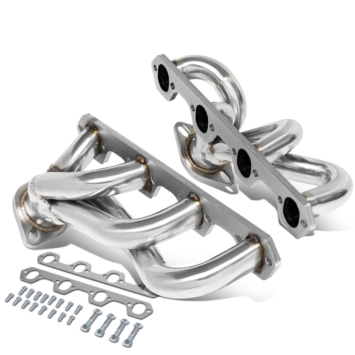 Pair Stainless Steel 41 Shorty Exhaust Manifold Header for Ford Bronco