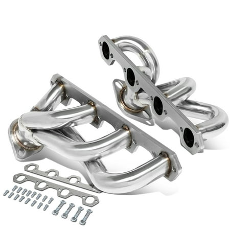 For 1987 To 1995 Ford Bronco F150 F250 5.0L V8 Engine Pair Stainless Steel 4-1 Shorty Exhaust Manifold Headers 88 89 90 91 92 93 (Best Sounding Exhaust For F150)