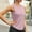 Pink, variant on Women's 2025 Sports Fitness Yoga Wear Sports Round Neck Camisole