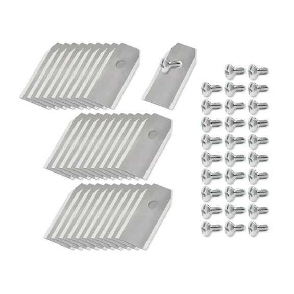 Terre Products, 30 Pack, Robotic Lawn Mower Replacement Blades, Compatible with Husqvarna Automower, Gardena Sileno, McCulloch ROB S Series