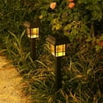 thumbnail image 1 of Farol de jardín con energía solar | Iluminación exterior automática para decoración de patios | Lámpara solar de plástico resistente al agua IP65, 1 of 6