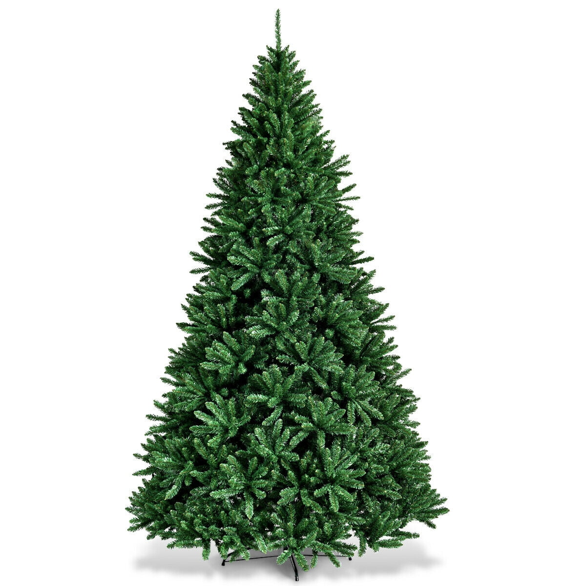 Gymax 9' Artificial Christmas Tree Non-flammable Full Fir Tree w/ 3594 ...