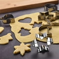 thumbnail image 4 of Vikakiooze Christmas Cookie Cutter Set,Cake Biscuit Moulds Stainless Steel Including,Tree and Snowflake for DIY Baking Winter Christmas Decoration, 4 of 7